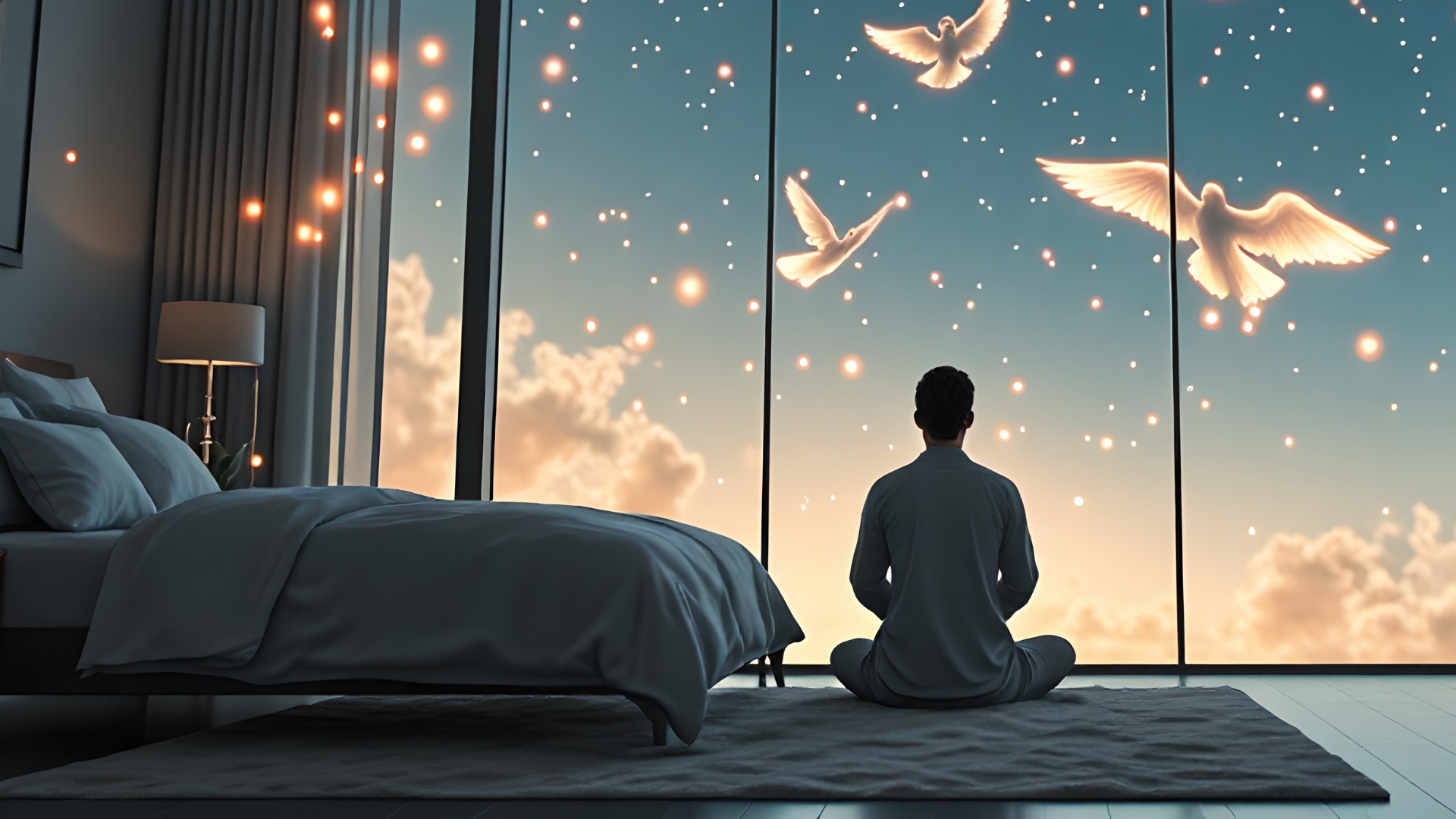 Intone O My Servant image of man praying