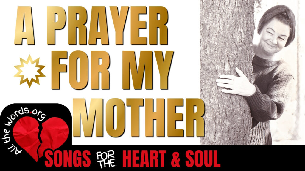 A Prayer for My Mother - Youtube thumbnail