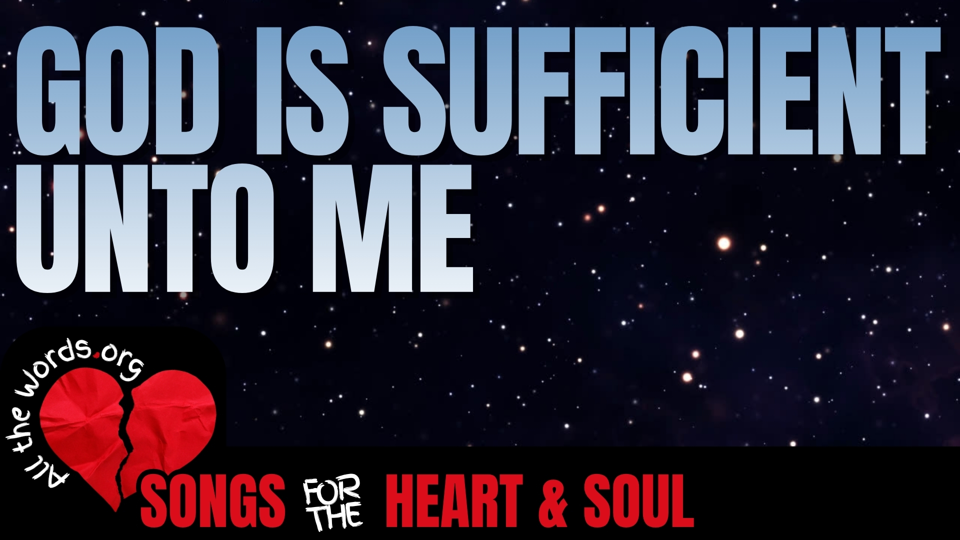 God is Sufficient Unto Me Bahai Gospel Song YouTube thumbnail