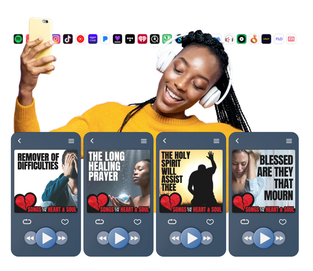 home page banner music players 4 AllTheWordsORG Bahai Gospel Music banner